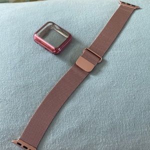 Apple Watch band and cover for 38 mm Apple Watch.